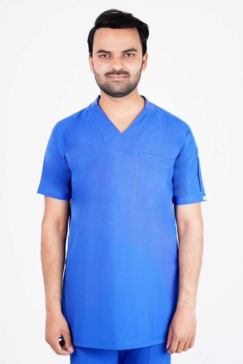 Men 2 pocket v Neck Scrubs with jogger pent