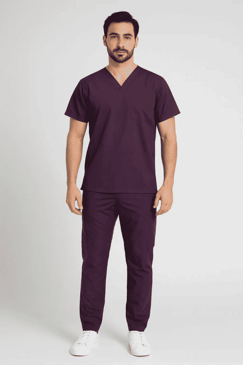Men's V-Neck Utility Scrub – Multi-Pocket - ModScrubs