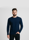 Men’s Long-Sleeve Scrub Undershirt – Navy