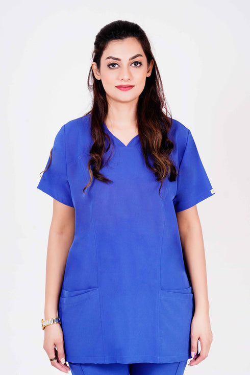 Women’s 4-Pocket Sweetheart Neck Scrub