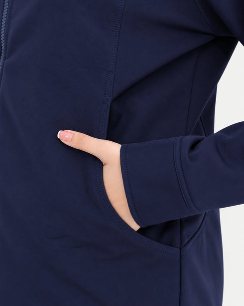 Women's Premium 2-Pocket Stand Collar Inner Fleece Jacket