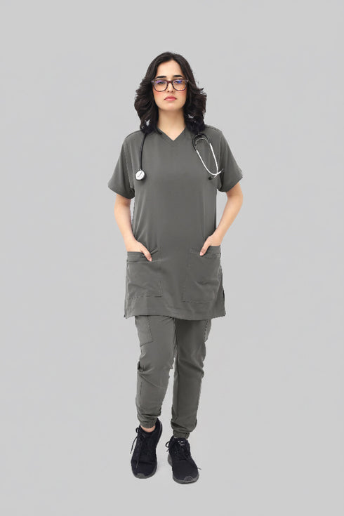 Women_s3-PocketV-NeckScrub_ModScrubs-ModScrubs-Gray