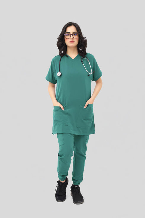 Women_s3-PocketV-NeckScrub_ModScrubs-ModScrubs-green