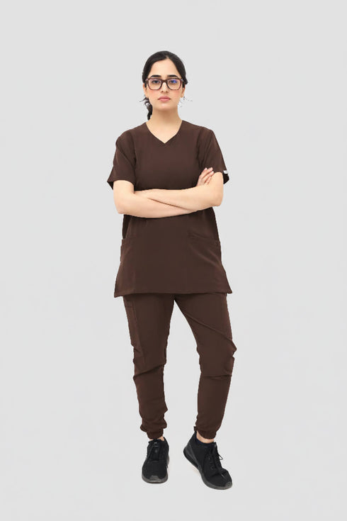 Women_s4-PocketSweetheartNeckScrub-ModScrubs-brown