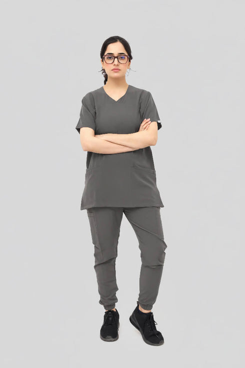 Women_s4-PocketSweetheartNeckScrub-ModScrubs-gray