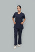 Women_s5-PocketScrubwithBellBottomPants-ModScrubs-Navy