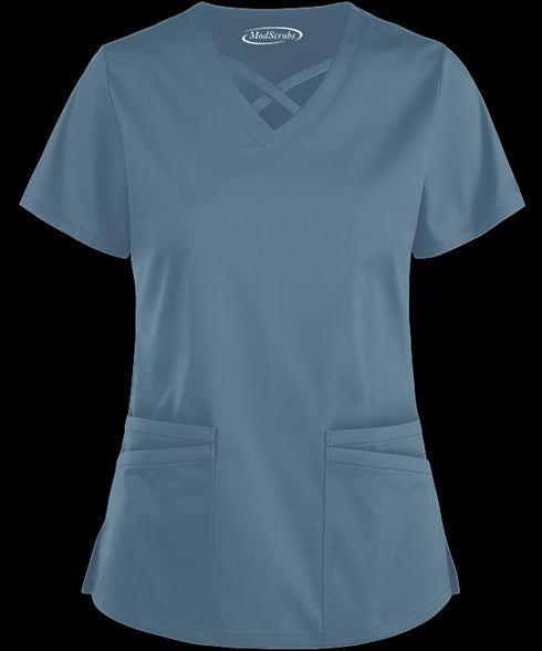 Women's 4-Pocket Crisscross Scrub