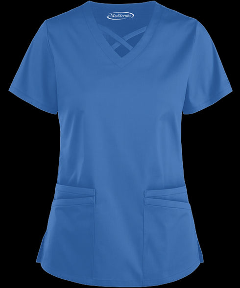 Women's 4-Pocket Crisscross Scrub