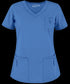 Women's 5-Pocket Round V-Neck Scrub