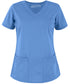 Women's 4-Pocket Rounded V-Neck Scrub