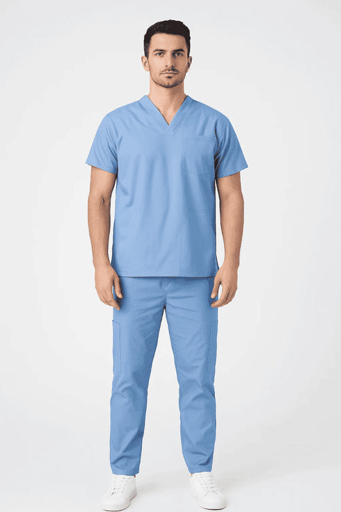 Men's V-Neck Utility Scrub – Multi-Pocket - ModScrubs