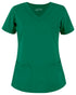 Women's 4-Pocket Rounded V-Neck Scrub