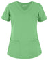 Women's 4-Pocket Rounded V-Neck Scrub