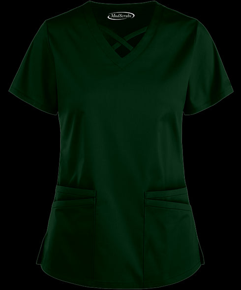Women's 4-Pocket Crisscross Scrub