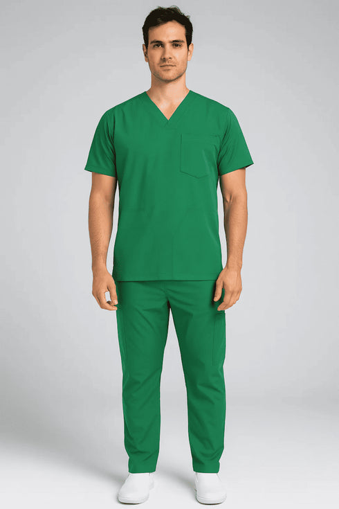 Men's V-Neck Utility Scrub – Multi-Pocket - ModScrubs