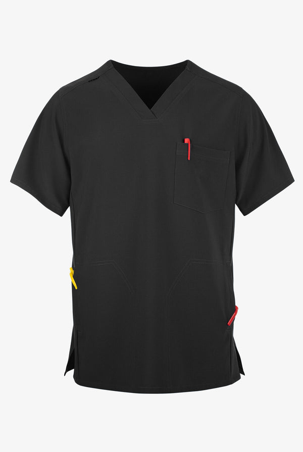 Men's Performance V-Neck Scrub – Multi-Pocket Utility Design