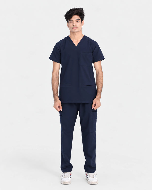 Men Winter Medical Scrub Set – Water Resistant With Inner Fleece