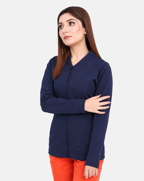 Women's Waterproof Inner Fleece Stand Collar Jacket