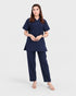 Women's Winter Medical Scrub Set - Water-Resistant With Inner Fleece