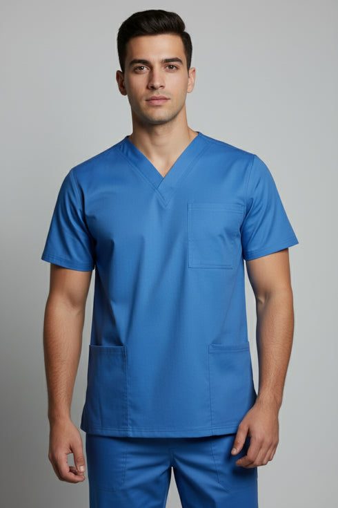 Men V Neck scrubs 3 pocket Scrub