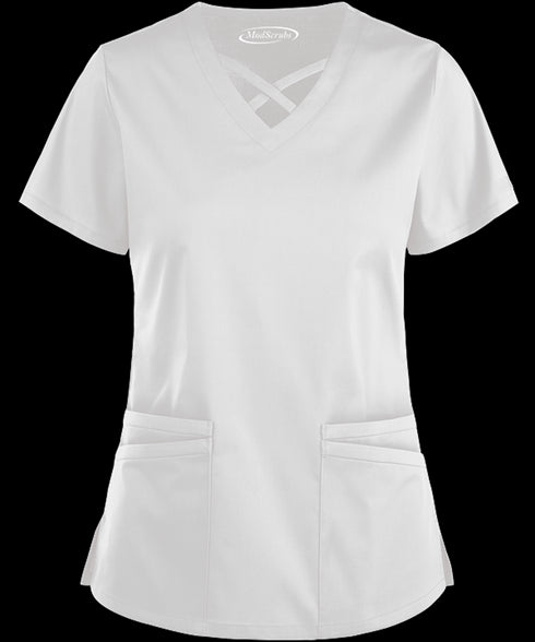 Women's 4-Pocket Crisscross Scrub