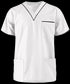Men’s 4-Pocket V-Neck contrast Scrub
