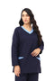 Women's 4-Pocket Rounded V-Neck Scrub