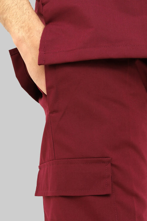 Men-Classic-Polo-Neck-Medical-Scrub