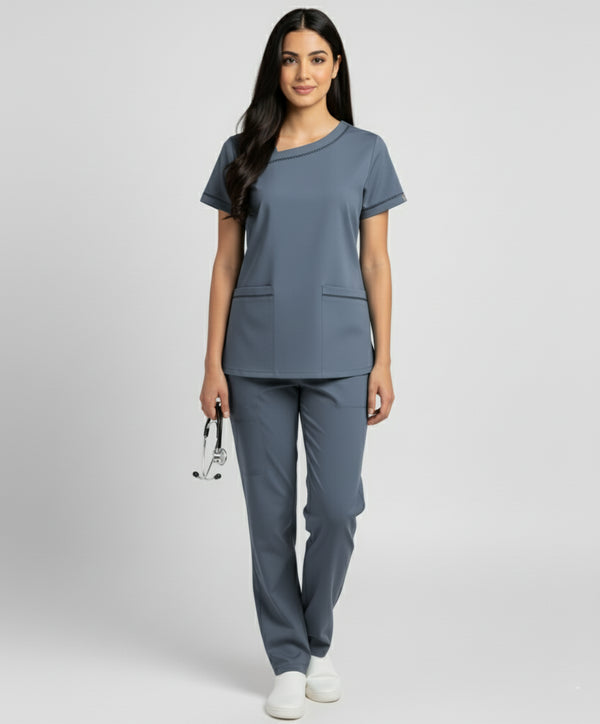 Women's 2-Pocket Ladder Lace Scrub - ModScrubs