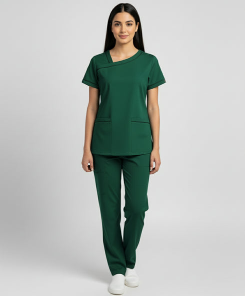 Women's 2-Pocket Ladder Lace Scrub - ModScrubs