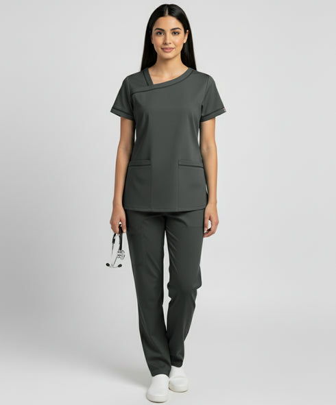 Women's 2-Pocket Ladder Lace Scrub - ModScrubs
