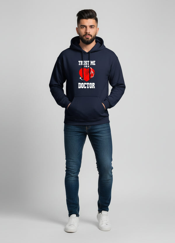 Men’s Medical Graphic Hoodie – “Trust Me I’m a Doctor" - ModScrubs