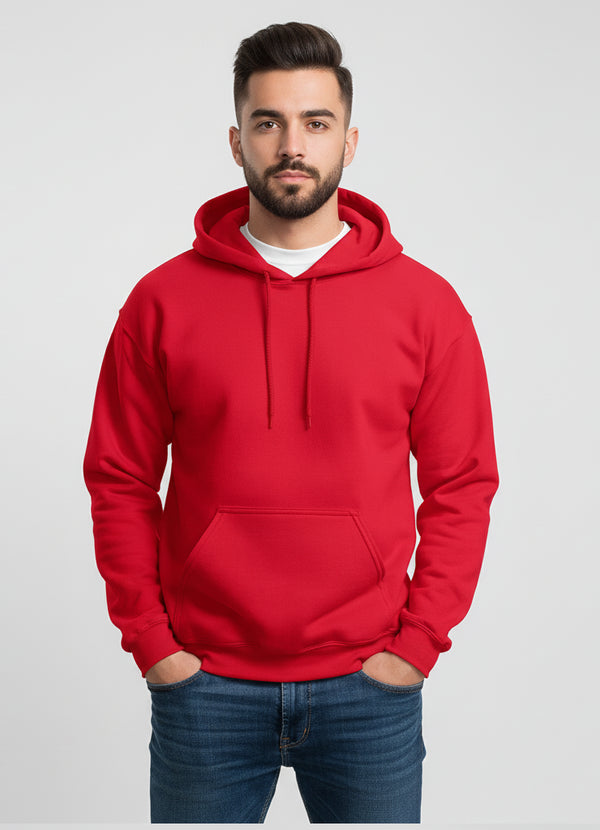 Classic Red Pullover Hoodie - ModScrubs