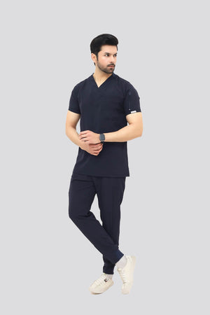 Men 2 pocket v Neck Scrubs with jogger pent - ModScrubs