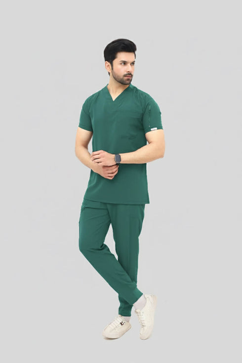 Men 2 pocket v Neck Scrubs with jogger pent - ModScrubs