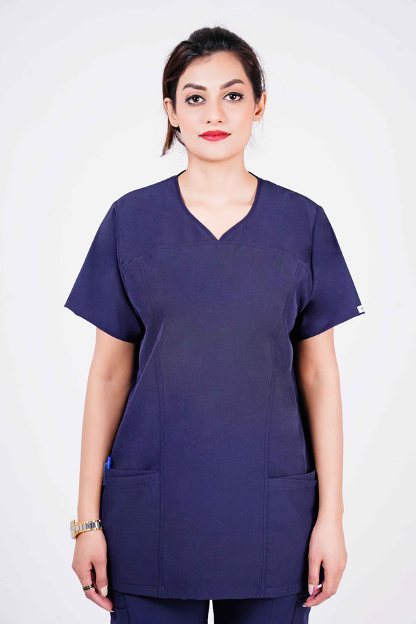 Women’s 4-Pocket Sweetheart Neck Scrub - ModScrubs