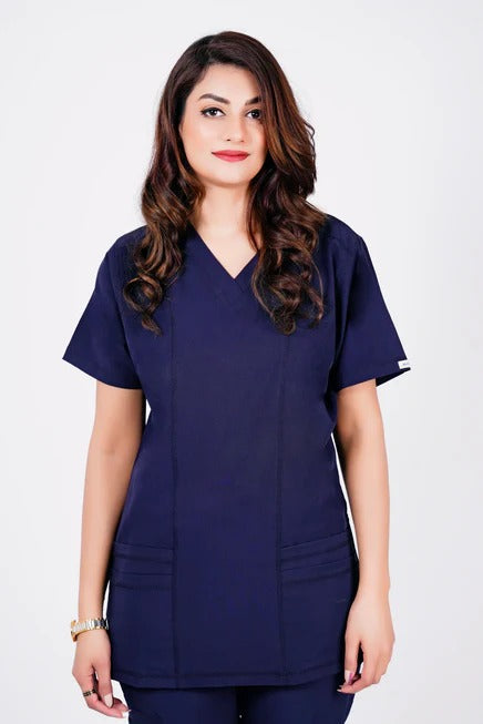 Women 4 pocket v Neck Scrubs with jogger pent (Copy) - ModScrubs