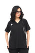 Women_4_pocket_v_Neck_Scrubs_with_jogger_pent_Black_ModScrubs_-_close