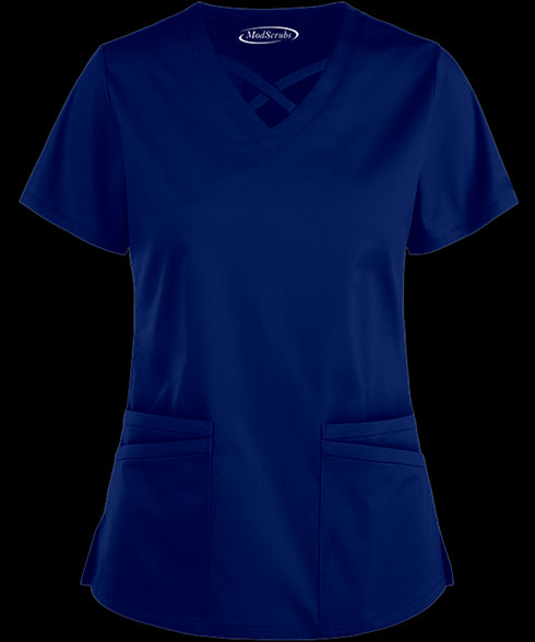 Women's 4-Pocket Crisscross Scrub