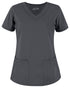 Women's 4-Pocket Rounded V-Neck Scrub