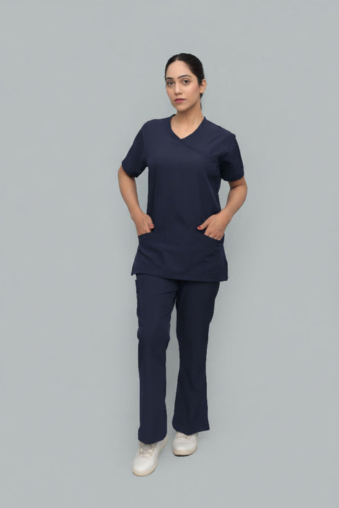 Women_s5-PocketScrubwithBellBottomPants-ModScrubs-Navy