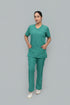 Women_s5-PocketScrubwithBellBottomPants-ModScrubs-green