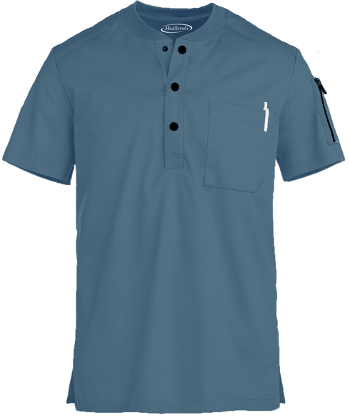 Men’s 2 pocket Mandarin Collar Scrub - ModScrubs