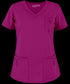 Women's 5-Pocket Round V-Neck Scrub