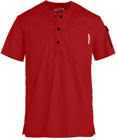 Men’s 2 pocket Mandarin Collar Scrub - ModScrubs