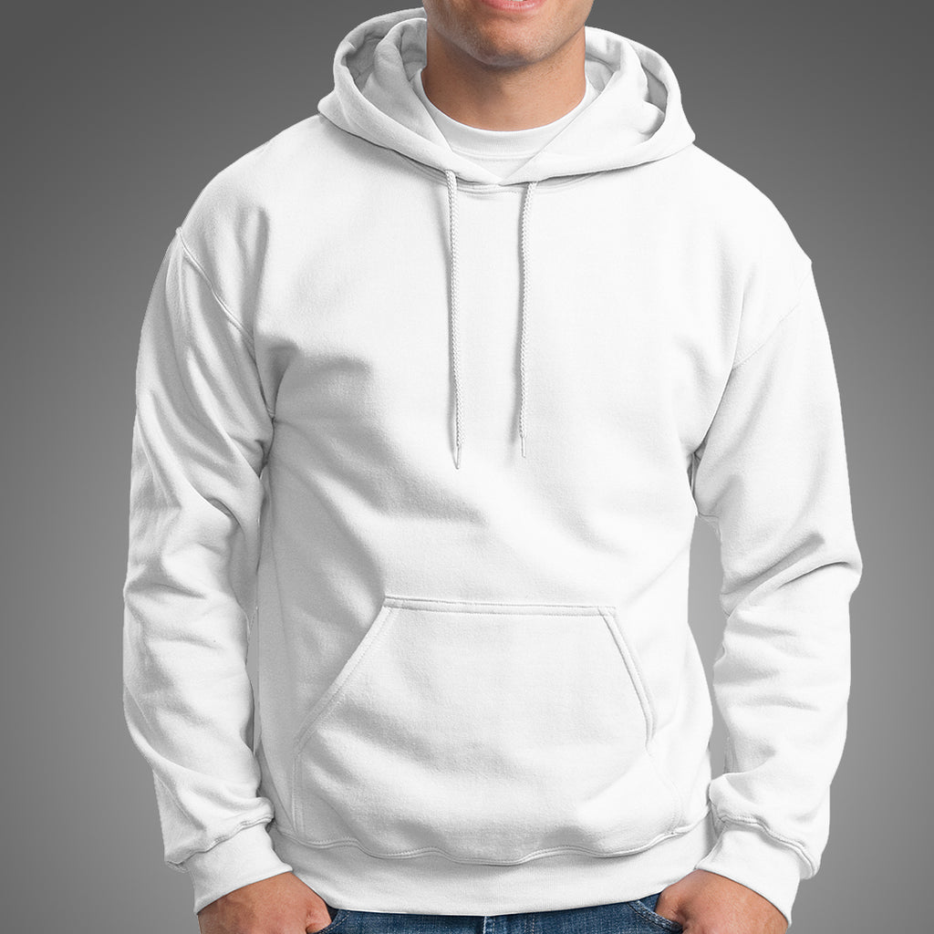 Men Hoodie White